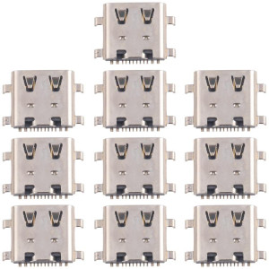 Lot de 10 connecteurs de charge d'origine à 12 broches, modèle : 4 broches, sans ressort SH290686-20